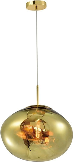 Hatzipantos Stores Pendant Light Gold with Socket E27 25cm