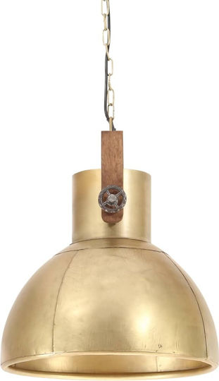 vidaXL Pendant Light Bronze with Socket E27 40x47cm