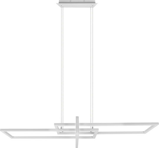 Trio Lighting Salinas Reglabil Lustră Alb Calea ferată 110x40x40cm.
