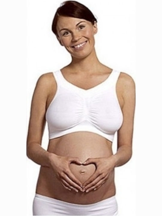 Carriwell Seamless Maternity & Nursing Sports Bra White