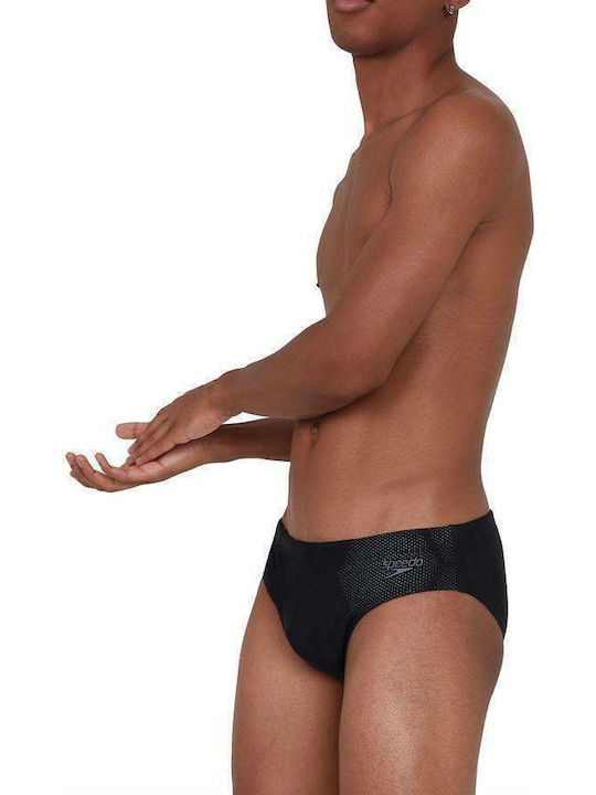 Tech Placement 7cm Costume de baie bărbați Slip Negru
