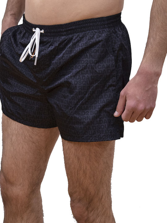 Born In Canada Men's Swimwear Shorts Black with Patterns