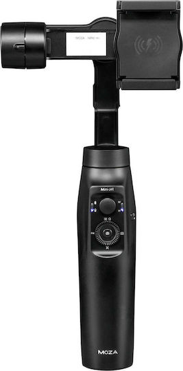 Gudsen Moza Mini-MI Gimbal Mobil cu Stabilizator pe 3 Axe și o durată de viață a bateriei de 10 ore Negru