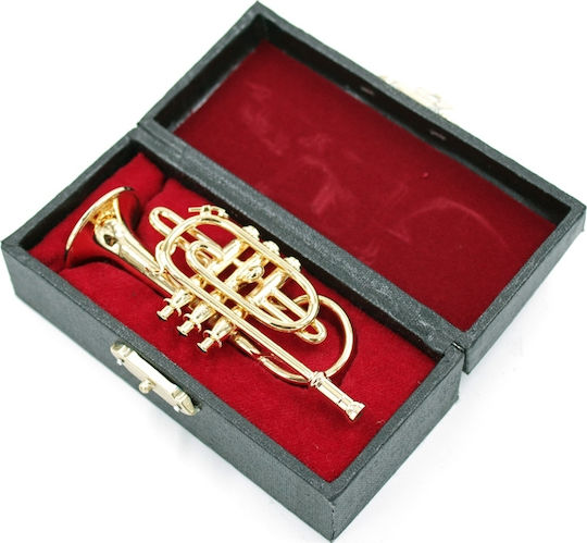 SP Souliotis Miniatură Decorativă Instrument Muzical Metalic 3.5x3.5x8.5cm
