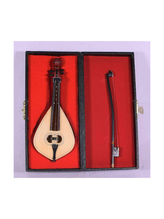 SP Souliotis Decorative Musical Instrument Wooden Cretan 3x4x10cm