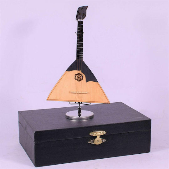 SP Souliotis Instrument Muzical Decorativ Metalic Balalaika 16x4x10cm 1buc