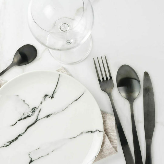 The Home Deco Factory Сет ножове и вилице Неръждаеми Черен 16бр