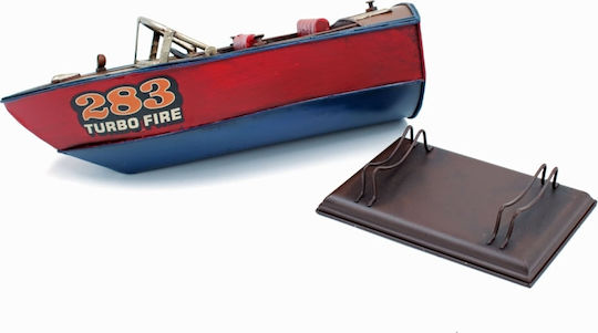 SP Souliotis Античен Декоративна лодка Металик 24x10x10см 1бр