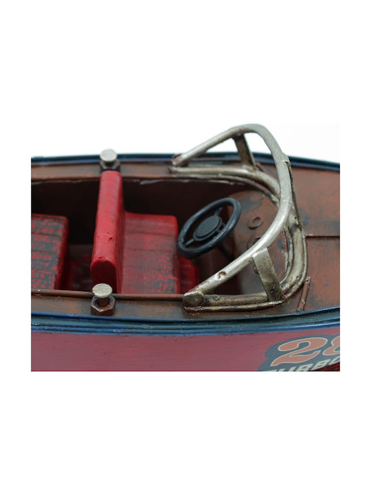 SP Souliotis Vintage Metallic Miniature Ship 24x10x10cm