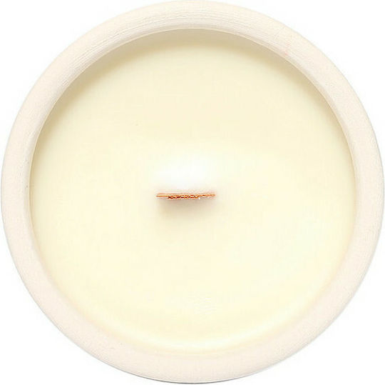 Laouta Natural Products Aromatic Soy Candle in Jar with Pomegranate Scent 200g