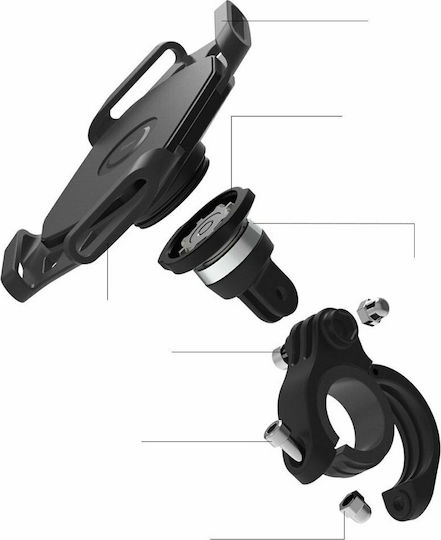 Ringke Spider Βάση Στήριξης Ποδηλάτου για Κινητό 4" - 6" Μαύρο