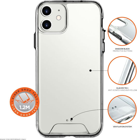 Eiger Glacier Back Cover Σιλικόνης 0.4mm Διάφανο (iPhone 12 / 12 Pro)