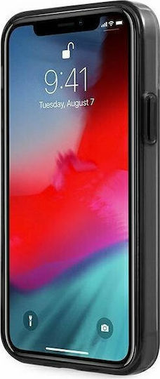 BMW Sandblast Umschlag Rückseite Silikon Transparent (iPhone 12 mini)