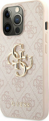 Guess 4G Metal Logo Back Cover Σιλικόνης Ροζ (iPhone 13 Pro)