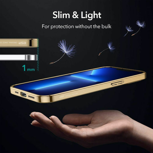 ESR Project Zero Back Cover Σιλικόνης 1.45mm Χρυσό (iPhone 13 Pro Max)