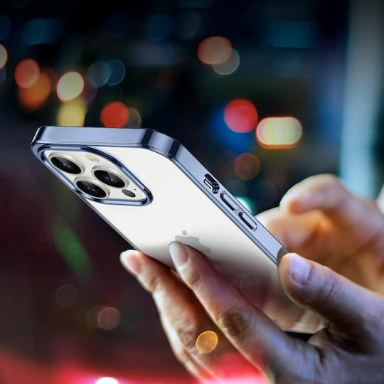 ESR Project Zero Задна корица Силикон 0.75мм Среднощно синьо (iPhone 13 Pro)