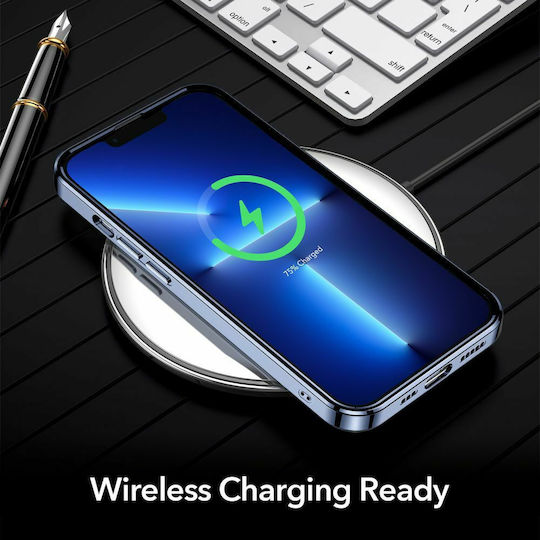 ESR Project Zero Задна корица Силикон 0.75мм Среднощно синьо (iPhone 13 Pro)
