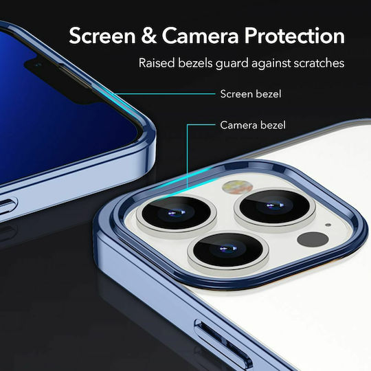 ESR Project Zero Задна корица Силикон 0.75мм Среднощно синьо (iPhone 13 Pro)