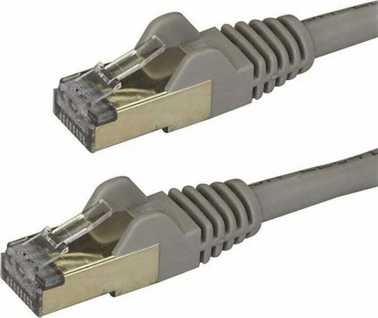 StarTech U/FTP (STP) Cat.6 Ethernet Network Cable 1m Gray 1pcs