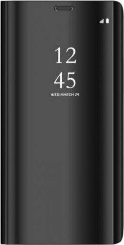 Galaxy A6 Plus 2018 Book Plastic Negru (Galaxy A6+ 2018)