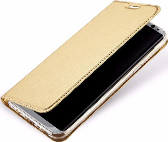 Dux Ducis Skin Pro Series Книга Изкуствена кожа Златист (Galaxy Note 9)