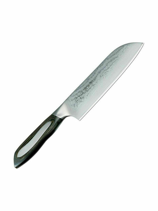 Tojiro Flash Μαχαίρι Santoku από Δαμασκηνό Ατσάλι 18cm FF-SA180