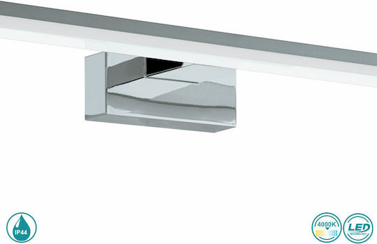 Eglo Pandella1 Modern Lamp Bathroom with Integrated LED and Natural White Light Silver 60x4x4cm