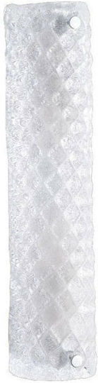 Aca Mare Modern Wall Lamp with E14 Socket Transparent 64x7x6cm