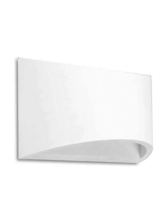 Sun Light Modern Leuchte Wand mit Fassung G9 Weiß 20cm