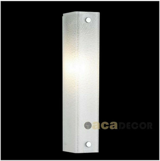 Aca Aegean Modern Lamp Wall with Socket E14 White 40x7x40cm