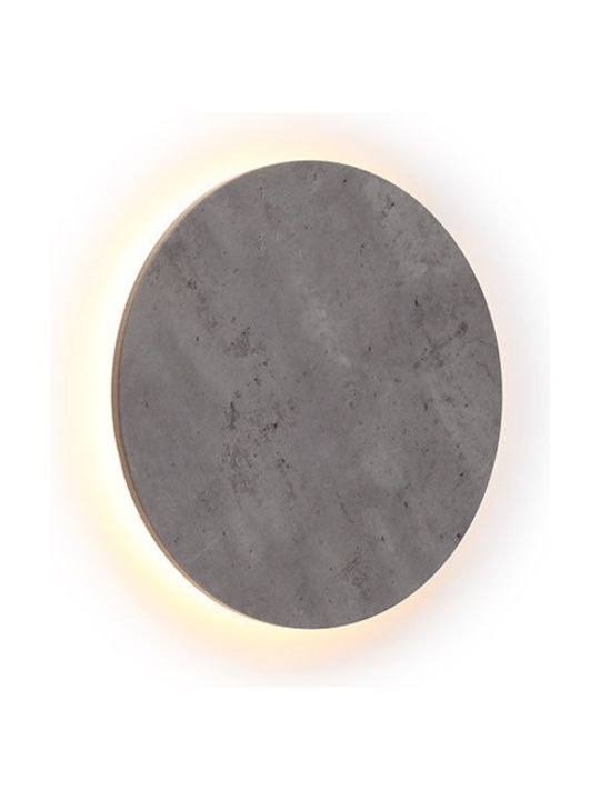 Aca Eclipse Modern Lamp Wall with Integrated LED and Warm White Light Gray 22cm