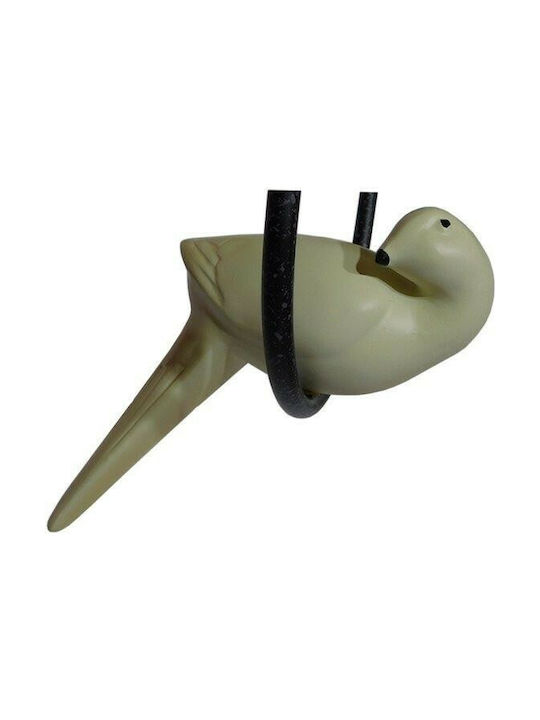 GloboStar Bird Vintage Leuchte Wand mit Fassung E27 Schwarz 43x16x30cm