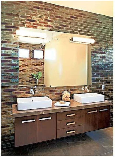 Aca Modern Lamp Wall with Socket E14 White 24x11x9cm