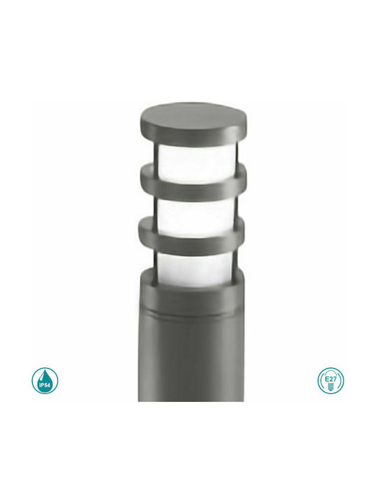 Gea Luce Zeis Outdoor Floor Lamp Small Post IP54 Gray