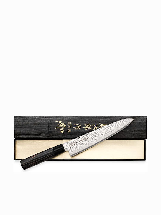 Santoku Japanese kitchen knife Tojiro Shippu Black FD-1597 16.5cm