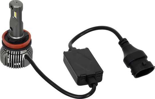 GloboStar Lampen Auto H16 Canbus LED 6000K Kaltes Weiß 9-32V 100W 2Stück