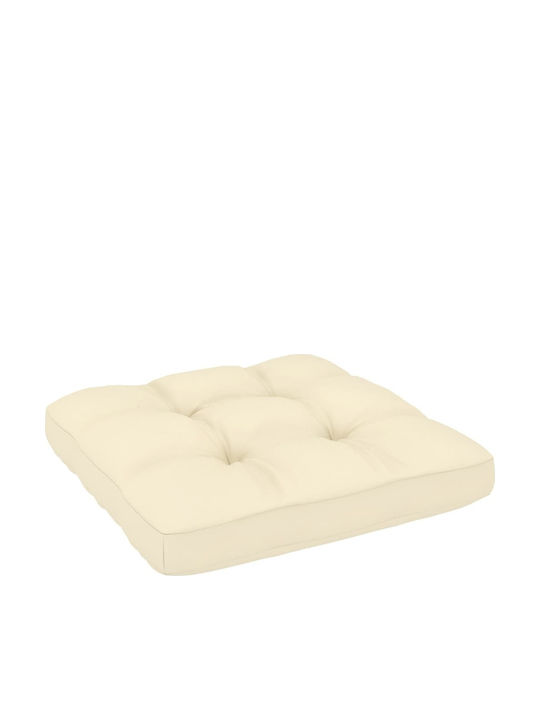 Zweisitziges Sofa Außenbereich aus Paletten mit Kissen 140x70x67cm