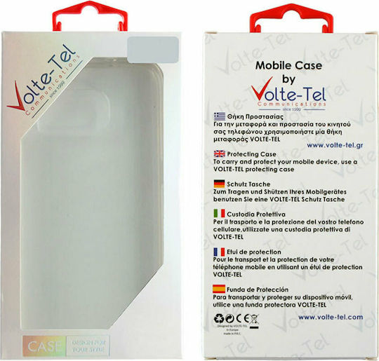 Volte-Tel Slimcolor Air Umschlag Rückseite Silikon Transparent (Moto G10)
