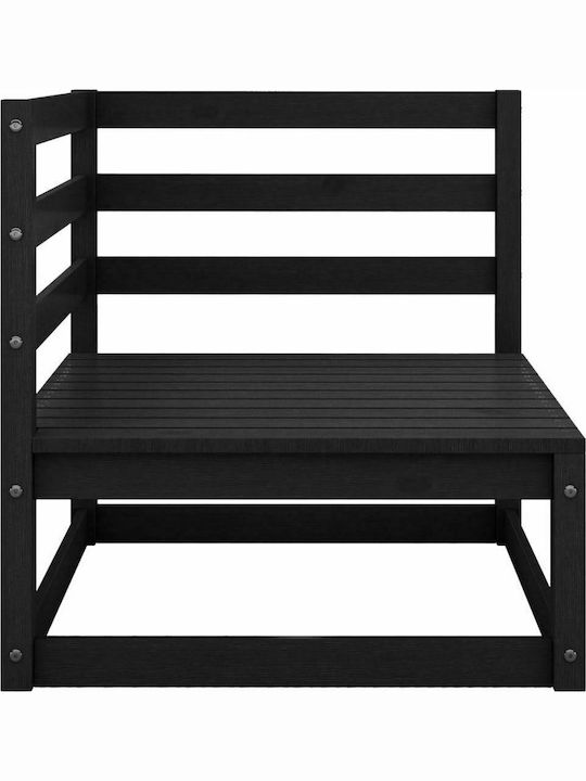 Two-Seater Sofa Outdoor from Pallets with Pillows 140x70x67cm