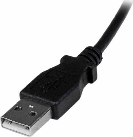 StarTech Regular USB 2.0 to micro USB Cable Μαύρο 2m (USBAUB2MD)