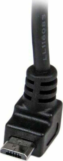 StarTech Regular USB 2.0 to micro USB Cable Μαύρο 2m (USBAUB2MU)