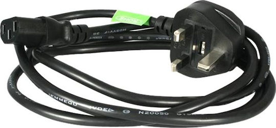 StarTech - IEC C13 Cable 3m Μαύρο PXT101UK3M