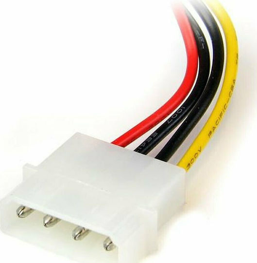 StarTech 15-Pin Sata - 4-Pin Molex Cable 0.15m Πολύχρωμο S55057058
