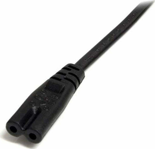 StarTech Euro - IEC C7 Cable 1m Μαύρο PXTNB2SEU1M