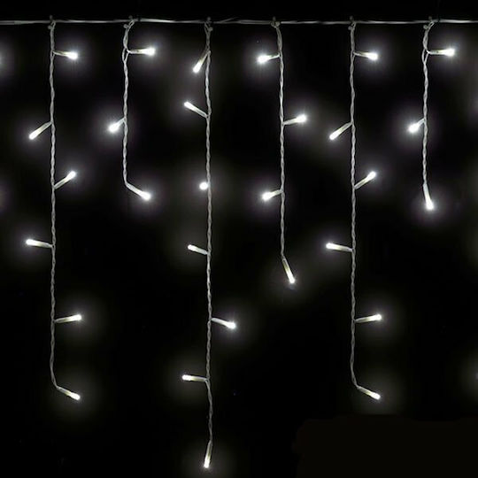 144 Lights LED 3m. x 60cm Cold White type Rain 1pcs