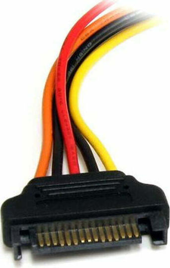 StarTech 15-Pin Sata - 15-Pin Sata Cable 0.3m Πολύχρωμο SATAPOWEXT12