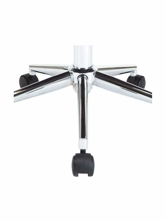 Rotativă Fotoliu Vizitator cu Brațe & Roți Negru 49.5x51.5x94cm 2buc