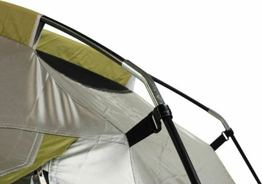 Panda Sky II Σκηνή Camping Πράσινη 3 Εποχών για 4 Άτομα 240x300x190εκ.