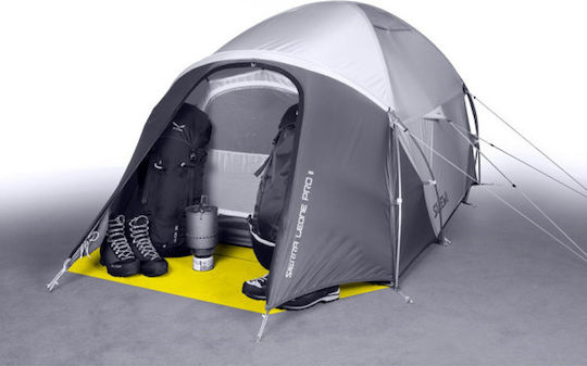 Salewa Sierra Leone II Cort De Camping Igloo Cățărare Gri Cu Dublu Material 4 Anotimpuri Pentru 2 Persoane Impermeabilă 3000mm 330x140x116cm