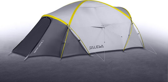 Salewa Sierra Leone II Cort De Camping Igloo Cățărare Gri Cu Dublu Material 4 Anotimpuri Pentru 2 Persoane Impermeabilă 3000mm 330x140x116cm